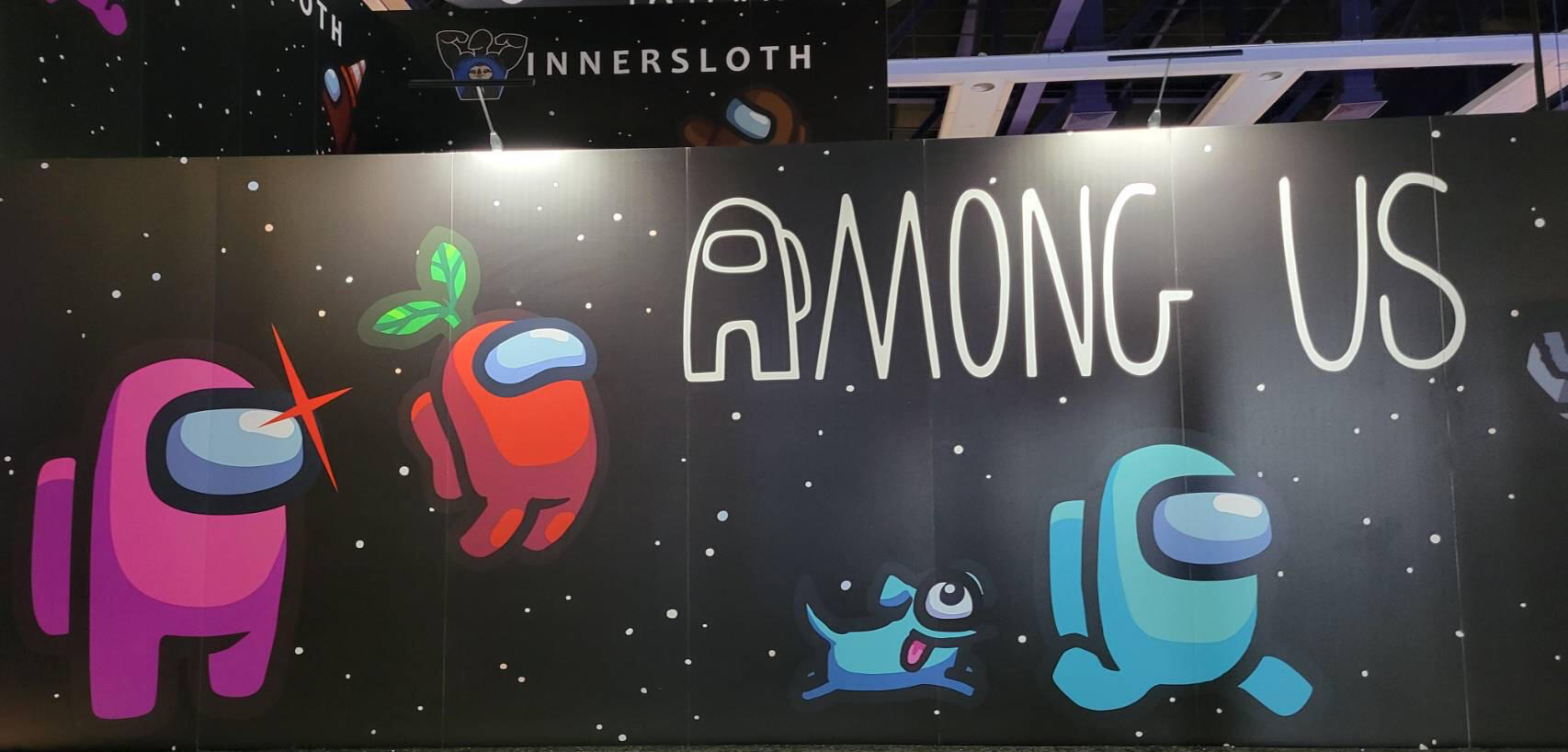 Among Us logo graphic Among Us logo graphic